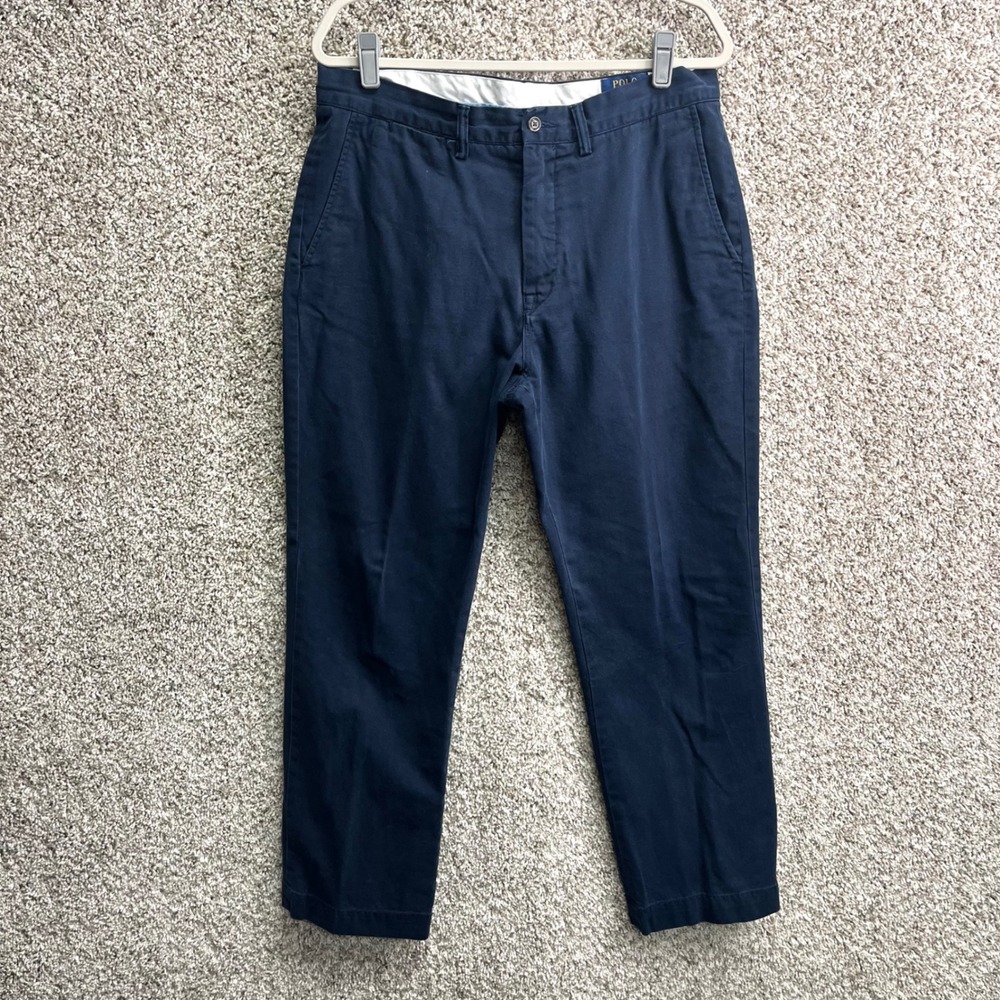 Polo Ralph Lauren Pants Men's 34x30 Navy Blue Classic Fit Chino